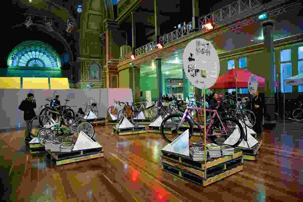 Bikes on display at Made to Measure: Handmade Bike Show.