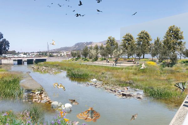 Colma Creek Climate Adaptation Planning by Hassell