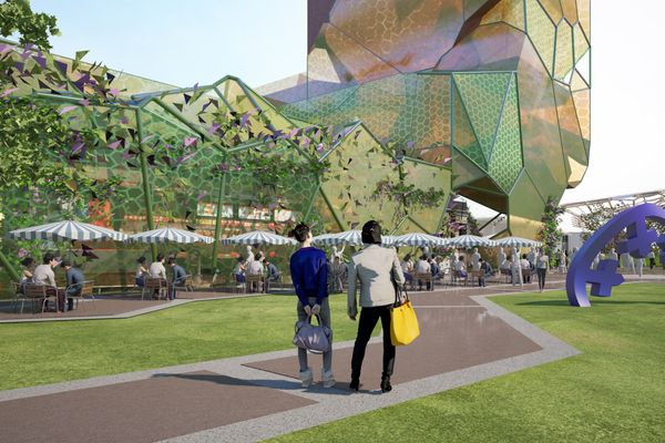 Design concept for the proposed gallery in the Gold Coast Cultural Precinct.