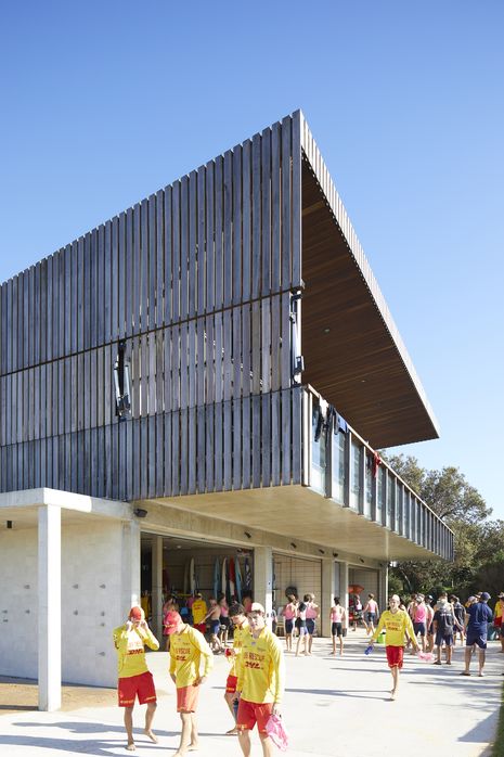 Long Reef Surf Life Saving Club by Adriano Pupilli Architects was won from a design competition.