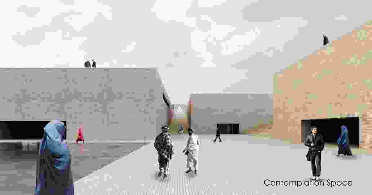 The winning proposal for Bamiyan Cultural Centre is intended to be a meeting place.