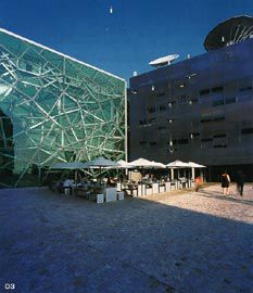 The conjunction of the Atrium and the Crossbar. Image: Derek Swalwell.