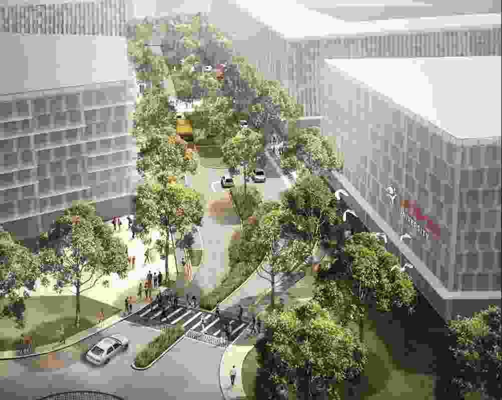 La Trobe University's "University City of the Future" plan.