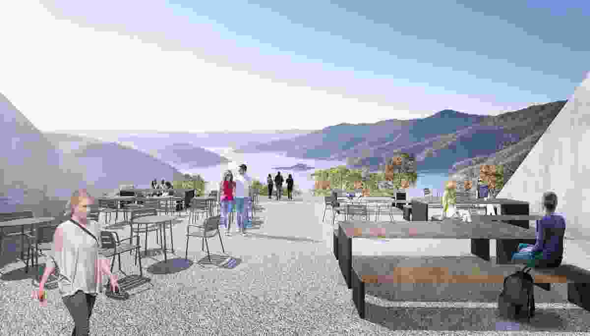 Concept design for the Lake Eildon Masterplan by Cumulus Studio.