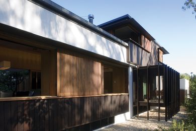 Oiled timber adds warmth and texture to the Samford House, while offering durability.