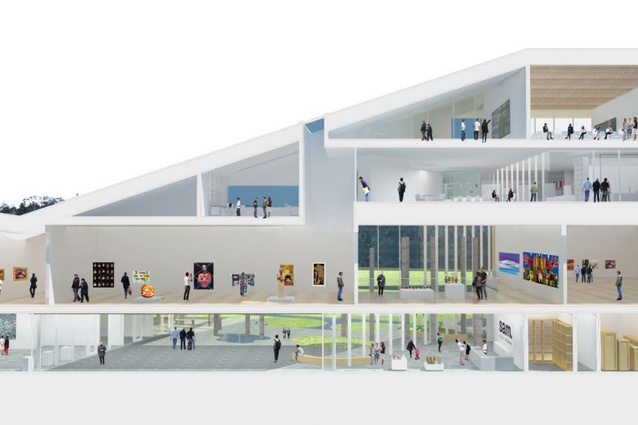 Lyons Architecture's design for the new Shepparton Art Museum.