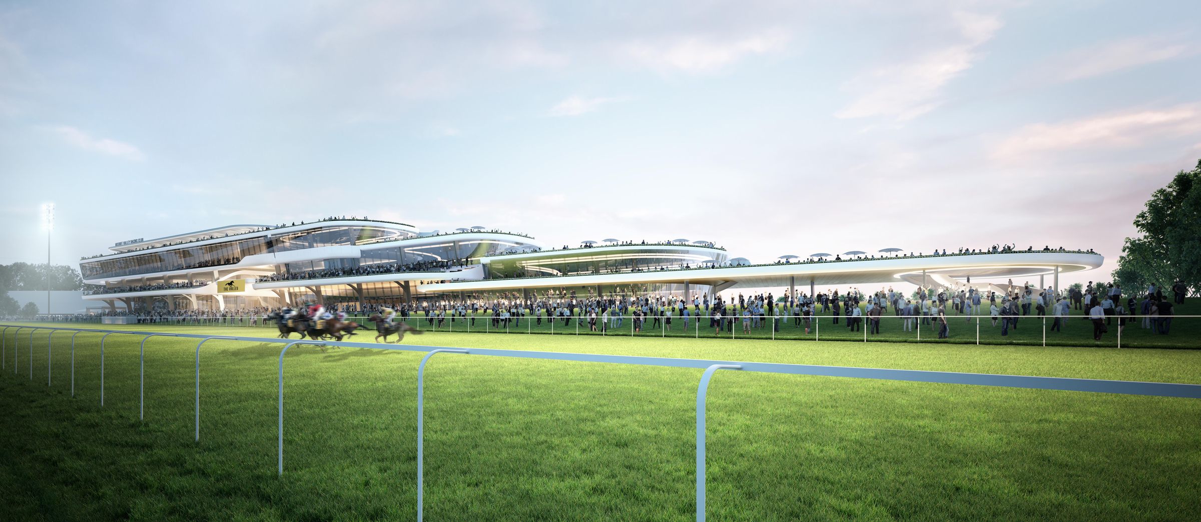 Race Course Design Cox Architecture-designed grandstand to transform famous racecourse ...