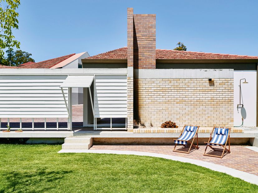 Dichotomous domesticity Rosalie House ArchitectureAu