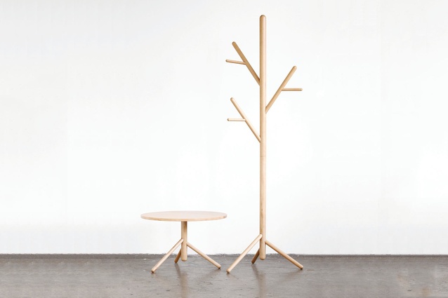 Coat Rack Melbourne Made from timber ArchitectureAU 18 Coat Rack Melbourne Made from timber ArchitectureAU 18