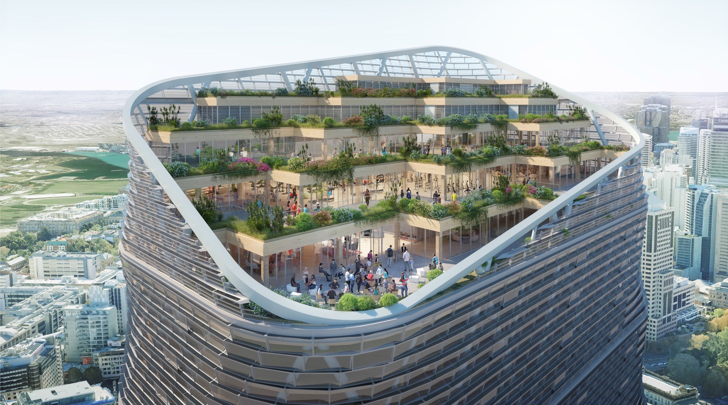 New vision of Shop Architects and BVN's Atlassian HQ | ArchitectureAu