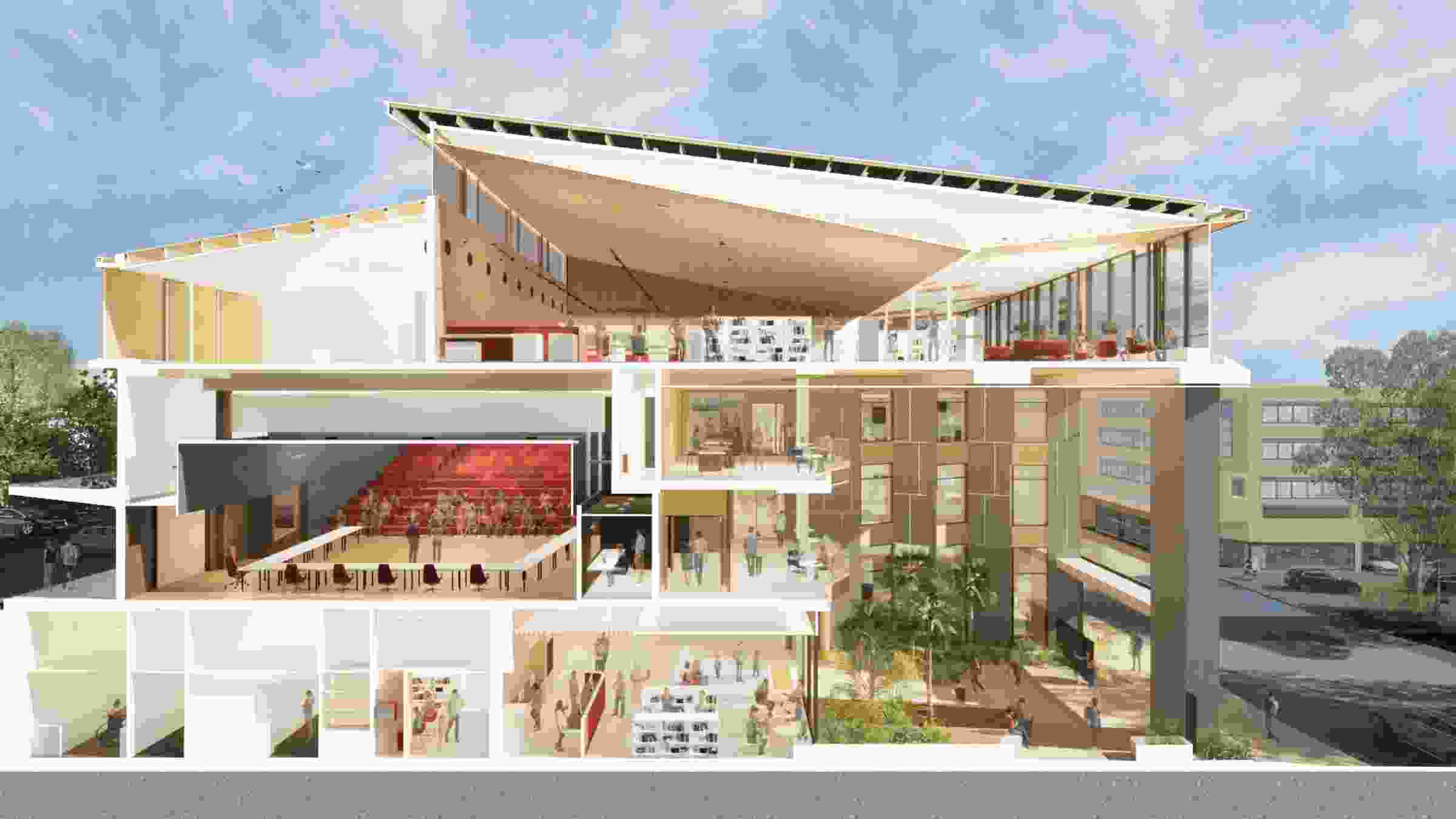 Long-awaited regional library opens on NSW Central Coast | ArchitectureAu