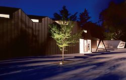 Heide Museum
of Modern Art,
by O’Connor
+ Houle, with
lighting designed
by Electrolight.
Photograph
Shannon McGrath.