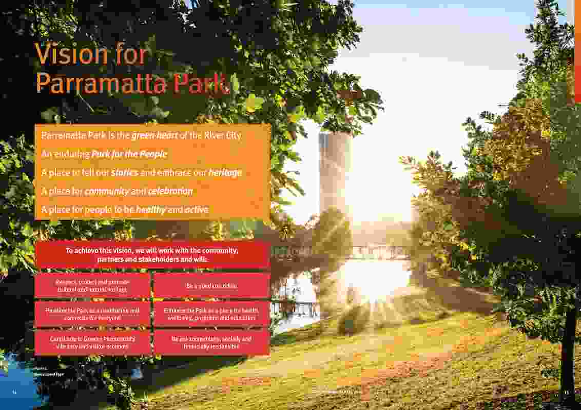 Your Parramatta Park 2030: Conservation Management Plan and Plan of Management by Parramatta Park Trust won a Landscape Architecture Award in the Land Management category.