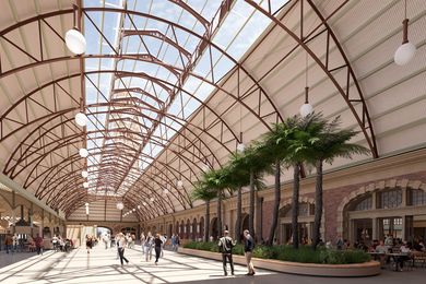 Indicative designs by Grimshaw and TKD Architects for the Grand Concourse at Central Station, subject to change.