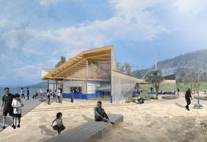 Point Grey redevelopment by Searle x Waldron Architecture, Edwards Moore Projects and Bush Projects.