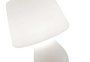 The Mushroom lamp for Ligne Roset gently rocks from side to side until it comes to a rest in its standing position.