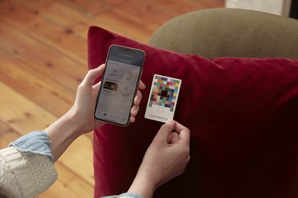 The Coloursmith app converts any smartphone camera into a colour scanner that can be used to create bespoke paint colours.