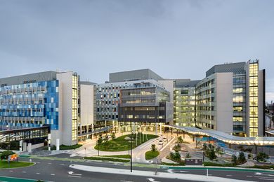 The Gold Coast University Hospital, a collaboration among PDT Architects and Silver Thomas Hanley and Hassell. 
