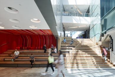 ACMI foyer by BKK Architect.
