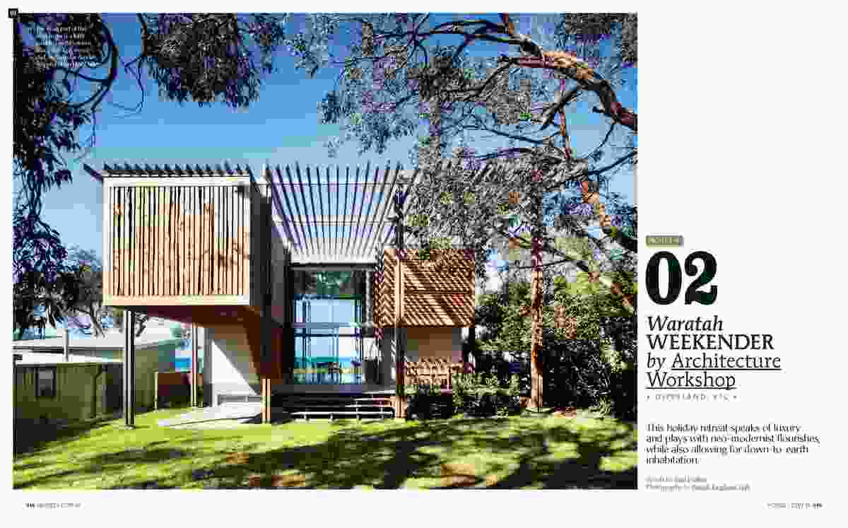A preview from the magazine: Waratah Weekender by Architecture Workshop.