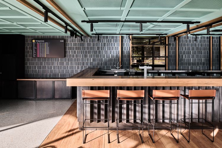 Three new dining venues at Melbourne Airport by Techne Architecture and ...