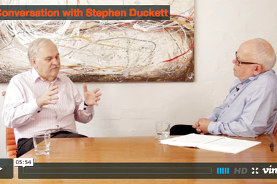 In conversation with Stephen Duckett
