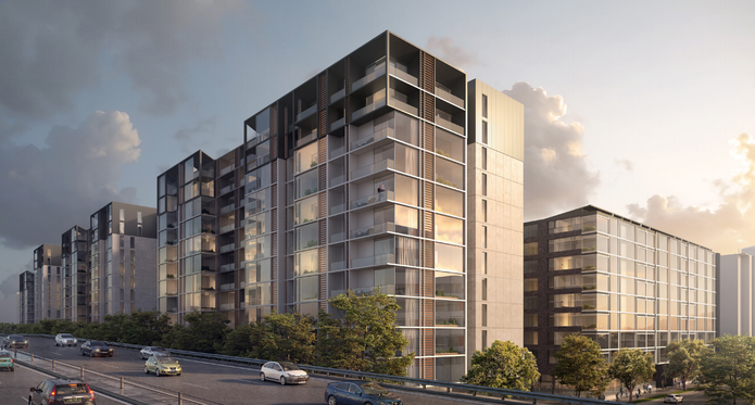 Epsom Road Apartments by Tzannes in association with Fender Katsalidis.