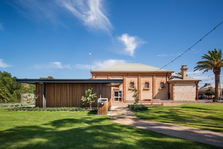 Two Wells Public Toilets and Village Green by Phillips Pilkington Architects.