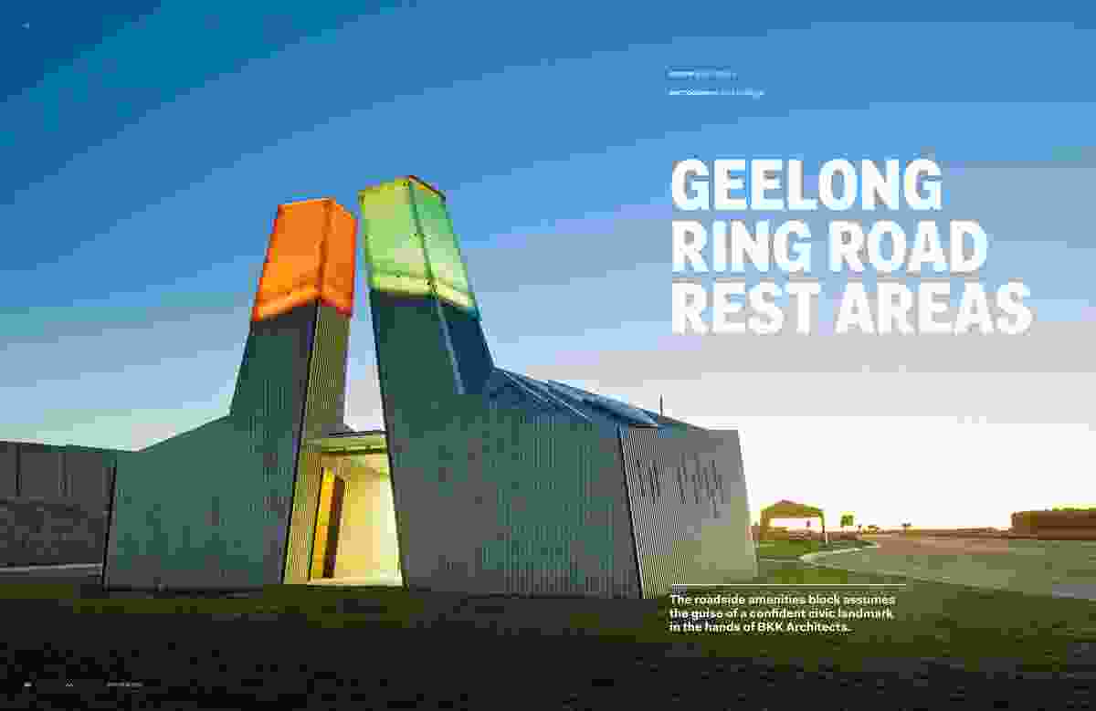 Geelong Ring Road Rest Areas by BKK Architects.