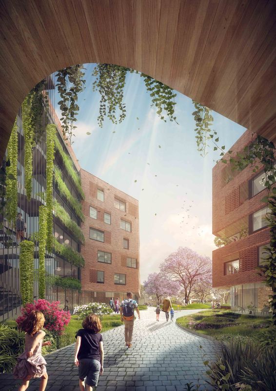 Breathe and DKO reveal Huntley Green apartments ArchitectureAU