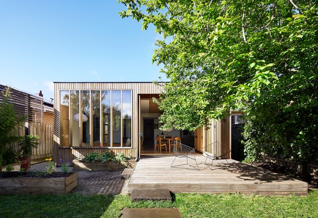 Wooden Box House by Moloney Architects.