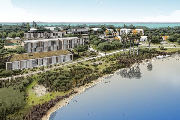 Conceptual design for the redevelopment of Rottnest Lodge by Spaceagency Architects.