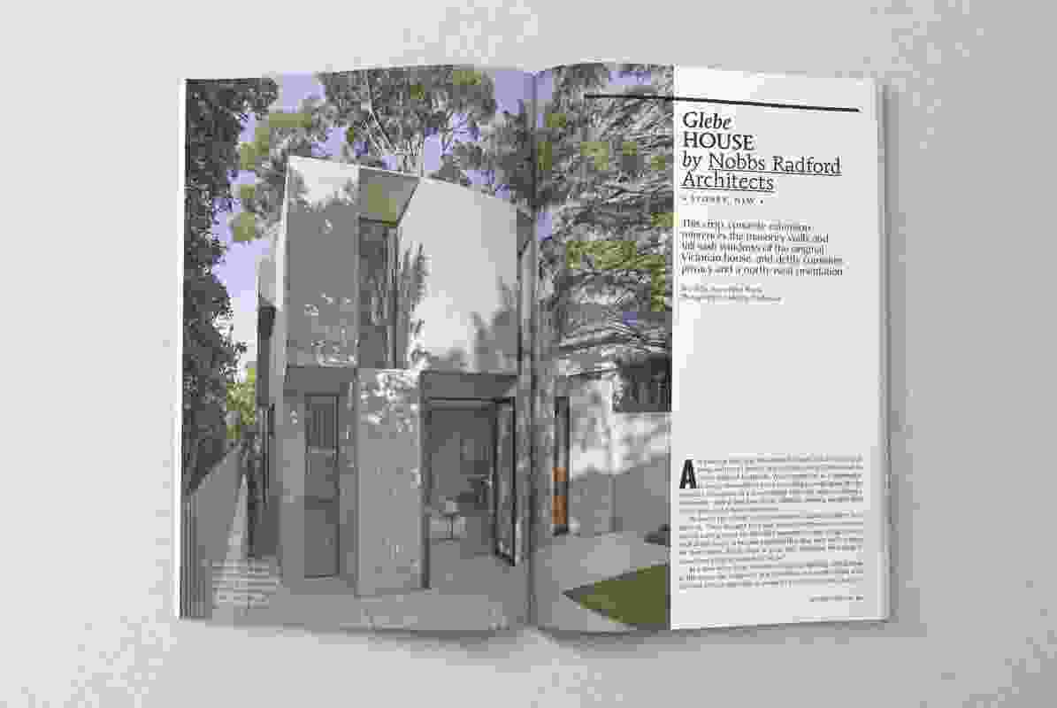 Glebe House by Nobbs Radford Architects. 
