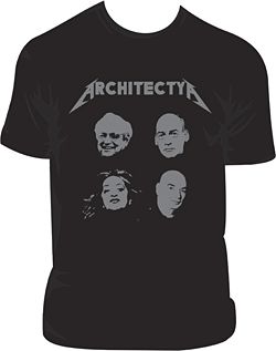 Architecture – It’s not just for Wankers by Marcus White. Zaha Hadid, Frank Gehry, Rem Koolhaas and Jean Nouvel as “heavy metal rock gods”.