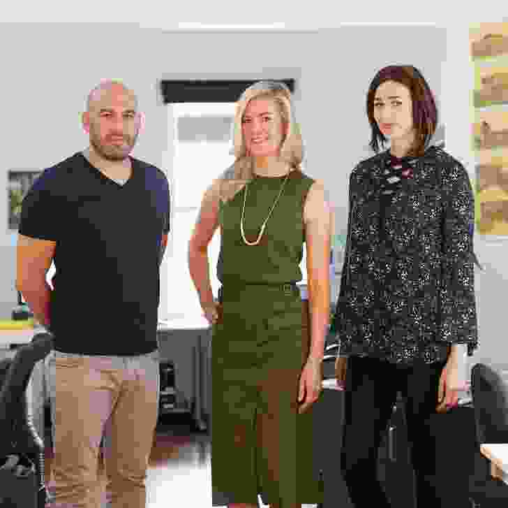 Jade Vidal, Anna Dutton and Chema Bould of Bower Architecture. 