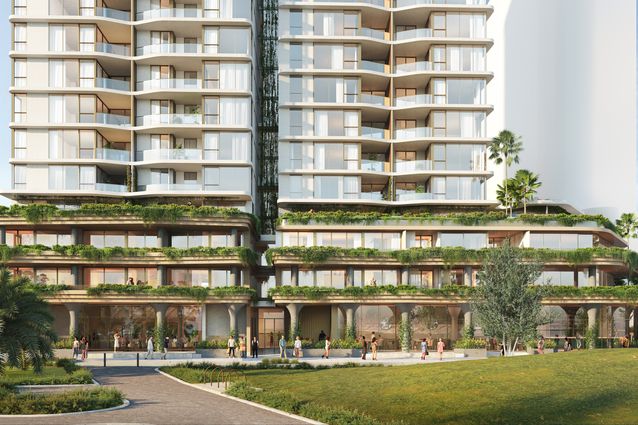 Three-tower complex to transform Gosford skyline | ArchitectureAU