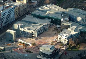 Federation Square by Lab Architecture Studio and Bates Smart.
