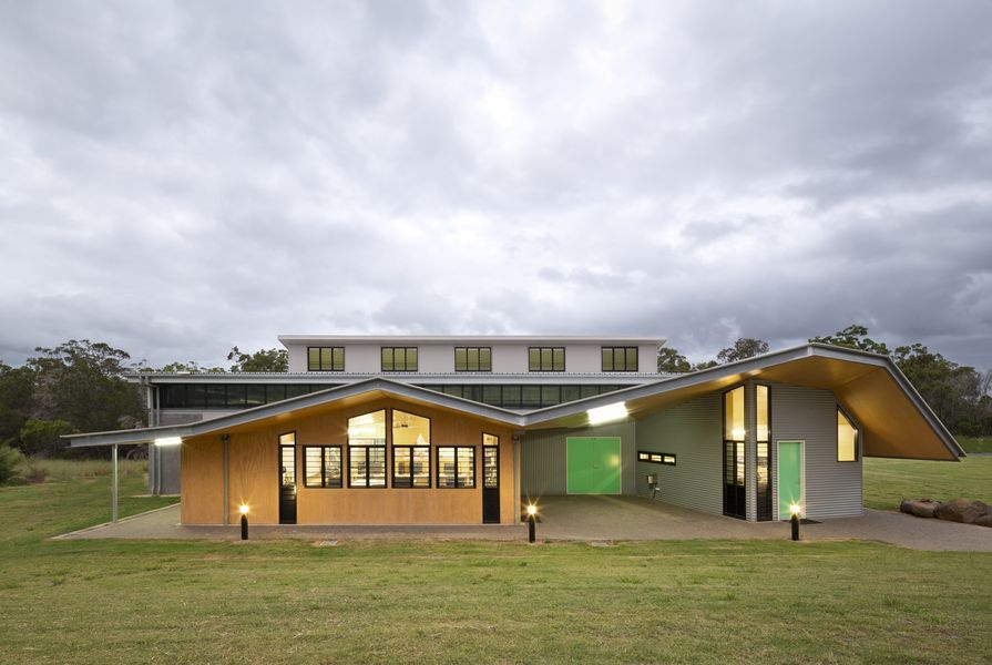 Burnett Youth Learning Centre Trade & Technologies Building by Medek Architecture.