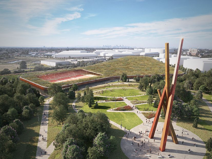 Vision plan adopted for transforming Melbourne landfill site into parkland ArchitectureAu