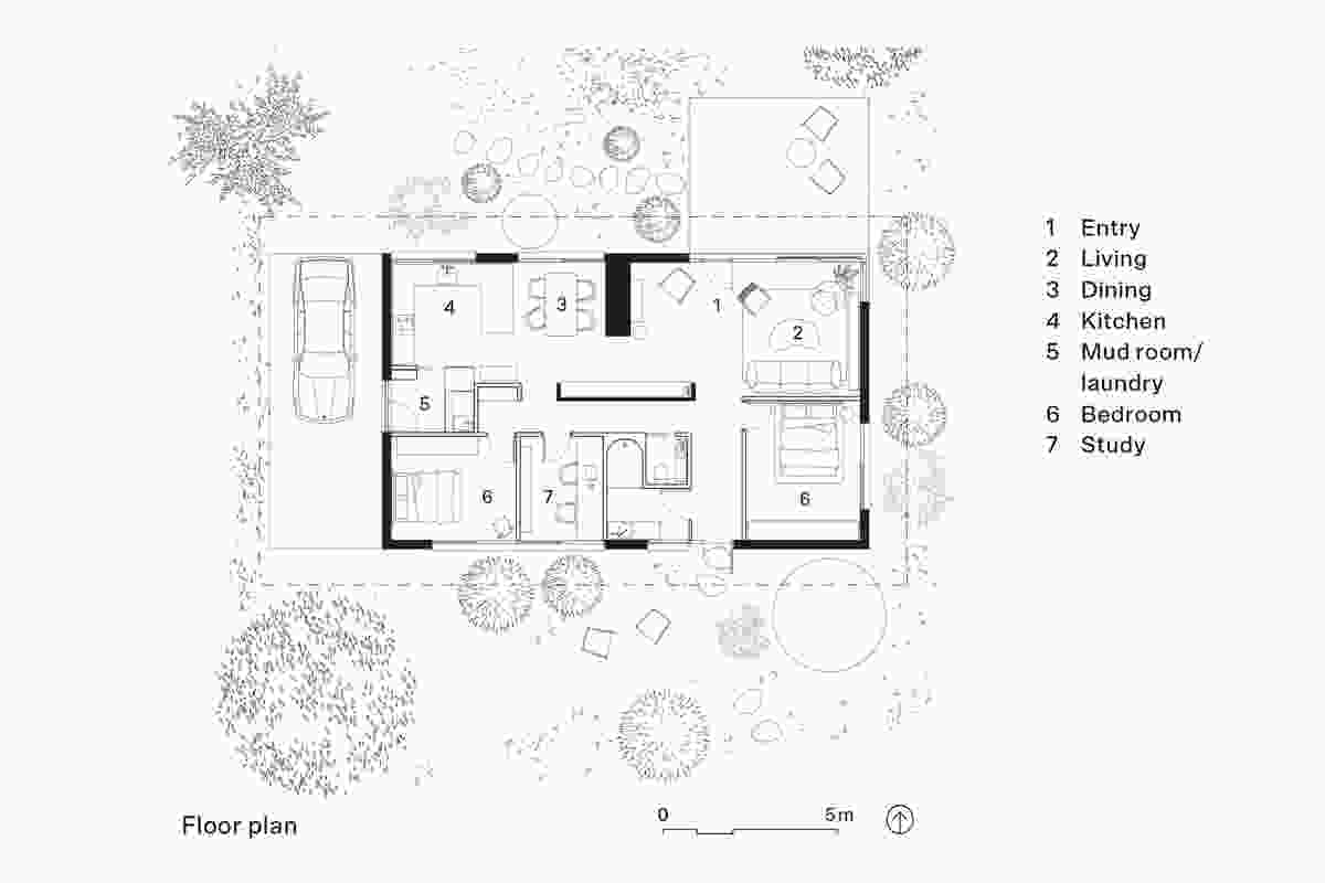 Plan of Monty Sibbel by Nuud Studio.