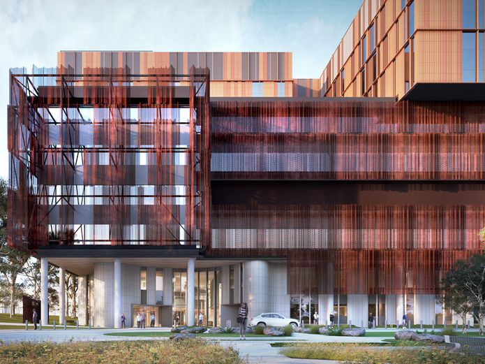 Victorian Heart Hospital by Conrad Gargett and John Wardle Architects in joint venture.