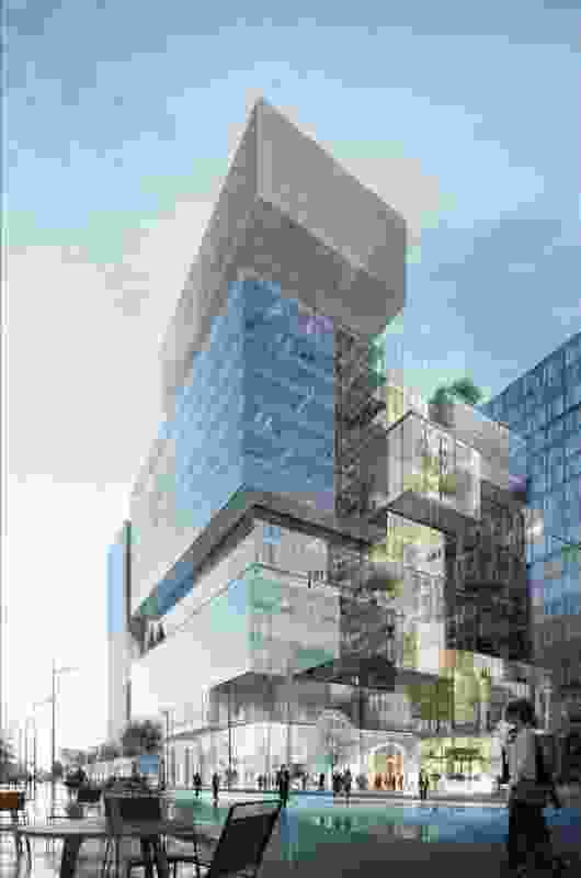 Johnson Pilton Walker’s competition-winning design for 3 Parramatta Square.