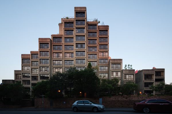 The Sirius social housing complex designed by Tao Gofers, 1979.