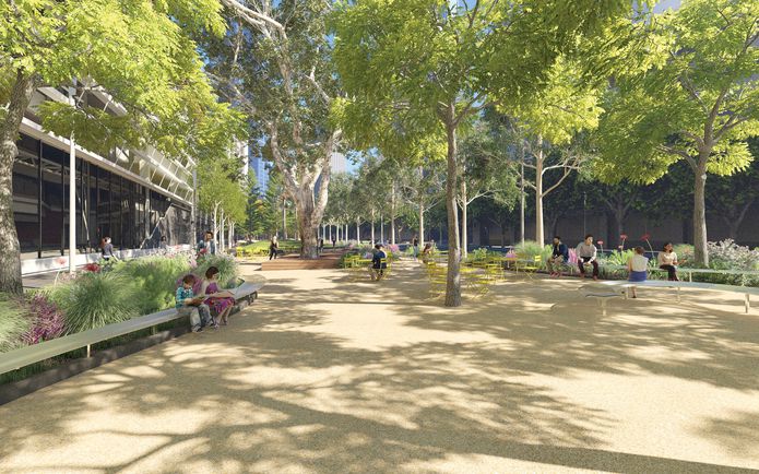 A current project that the City Design and Projects team is working on is the redesign of Southbank Boulevard to provide more public open space in one of the densest areas in Melbourne.