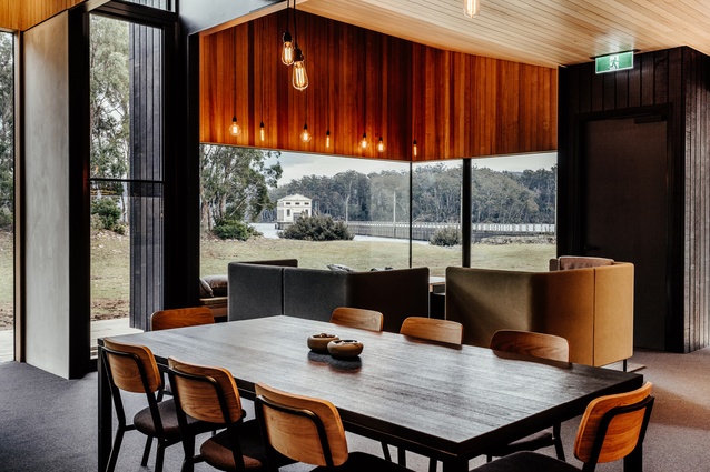 Pumphouse Point Shorehouse Addition by Jaws Interiors and Jaws Architects.
