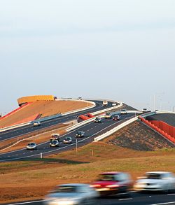 N°1 The design of the Deer Park Bypass aims to give a distinct visual identity to the new road, which is expected to divert 50,000 vehicles a day.