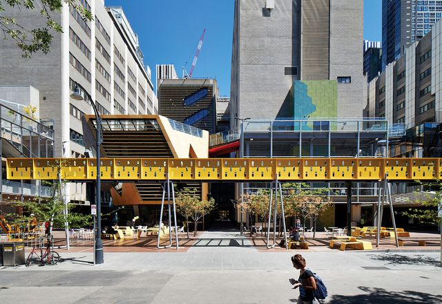 New Academic Street, RMIT University by Lyons with NMBW Architecture Studio, Harrison and White, MvS Architects and Maddison Architects.