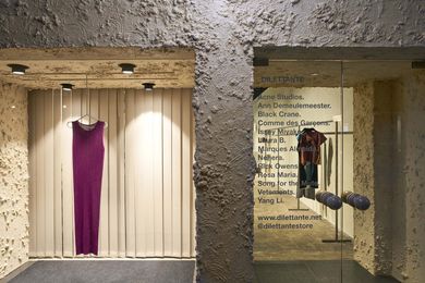 From the street, the cragged facade of Dilettante's flagship store in Claremont, Perth gives it a discernible identity.