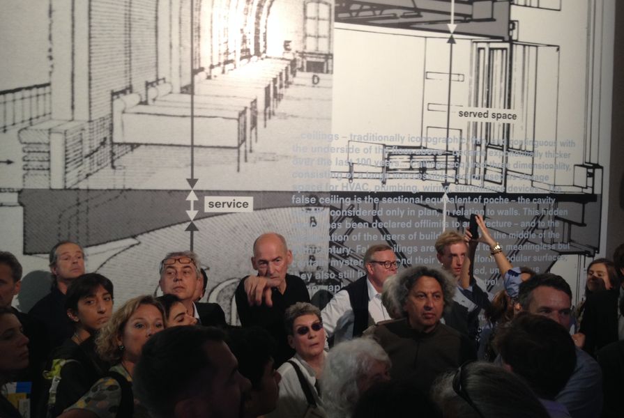 Rem Koolhaas at Elements, Venice 2014.