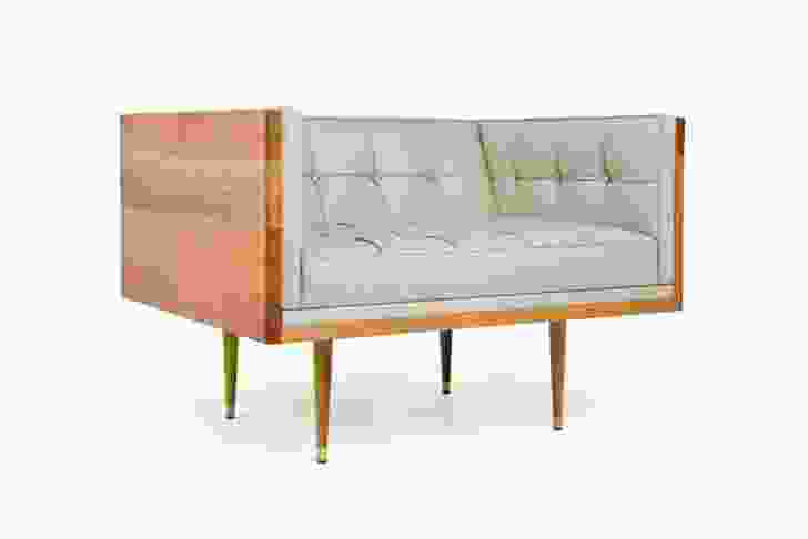 The Box Sofa was strongly inspired by the 1950s Modernist movement.